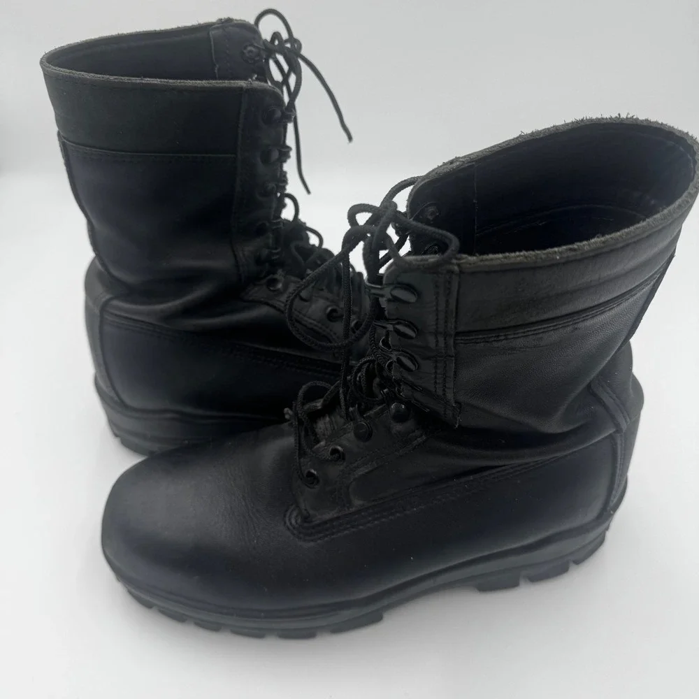 Bates DuraShocks Military Tactical Work Boots 10 M Black Leather E01621A